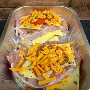 Triple Cheese Pork Melts (tray of 2)